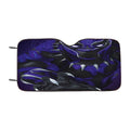 Black Panther Glow Car Windshield Sunshade