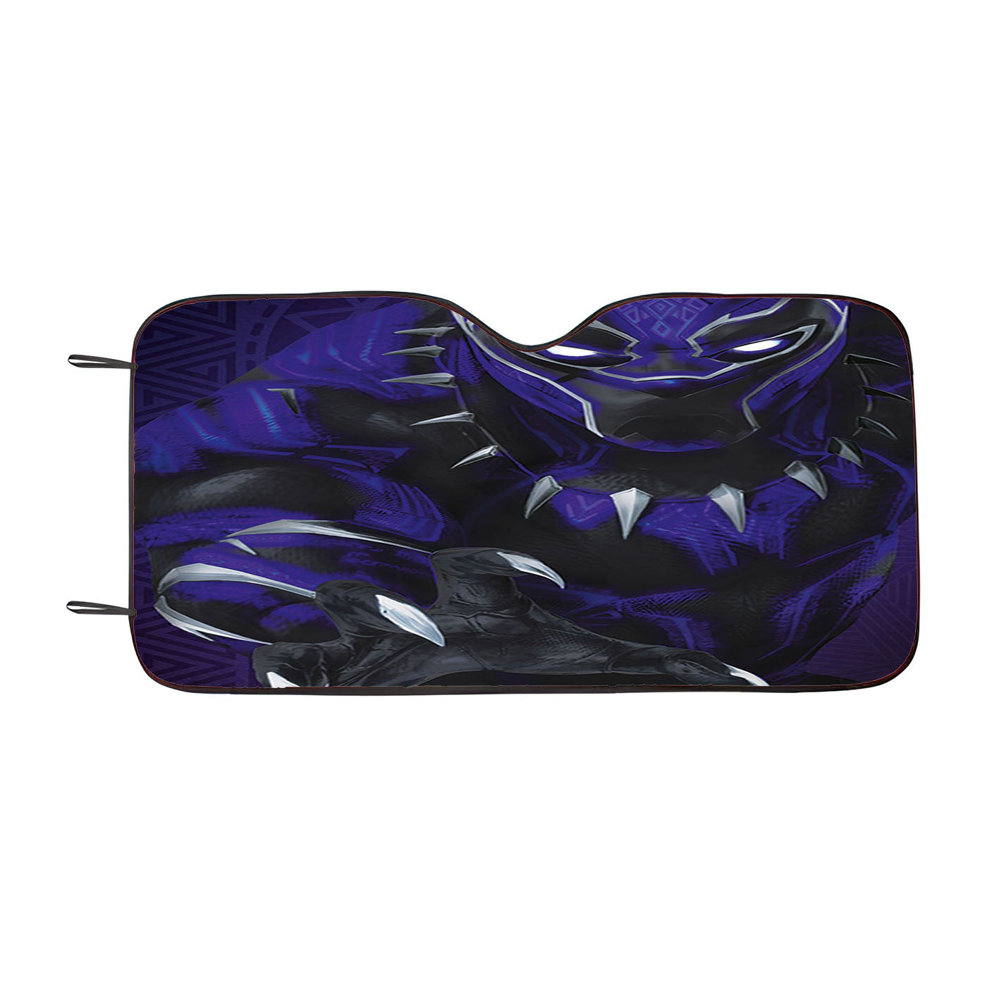 Black Panther Glow Car Windshield Sunshade