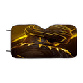 Black Panther Gold Car Windshield Sunshade