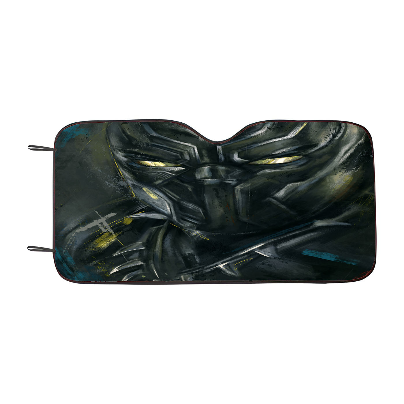 Black Panther Illustration Car Windshield Sunshade