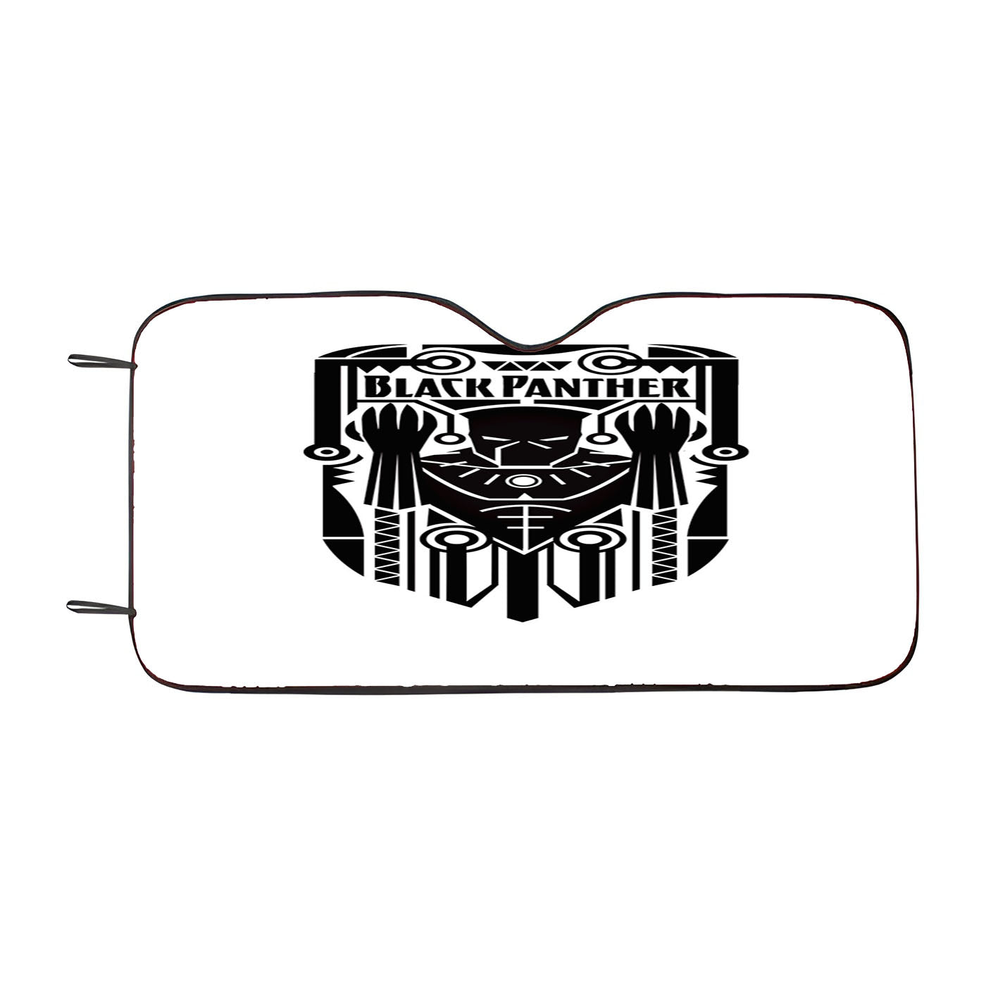 Black Panther Logo Car Windshield Sunshade