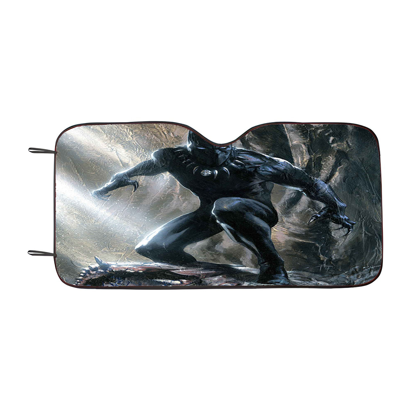 Black Panther Marvel Car Windshield Sunshade