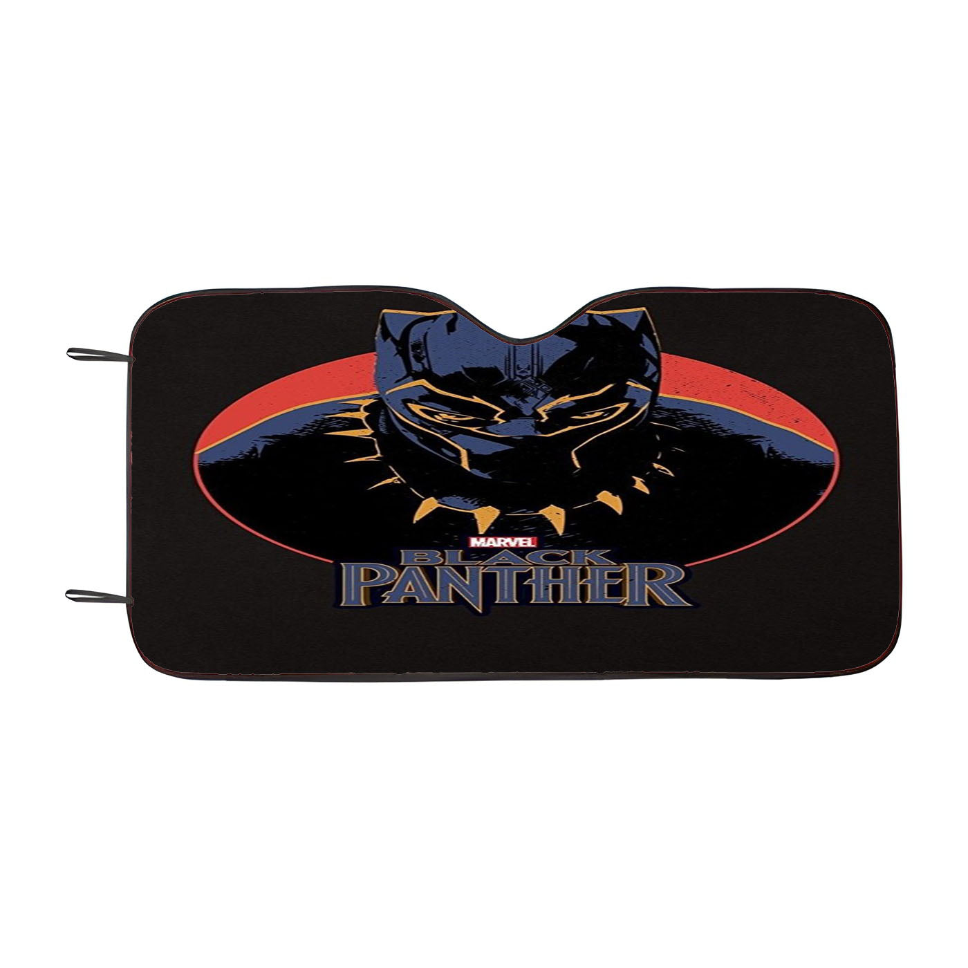Black Panther Marvel Symbol Car Windshield Sunshade