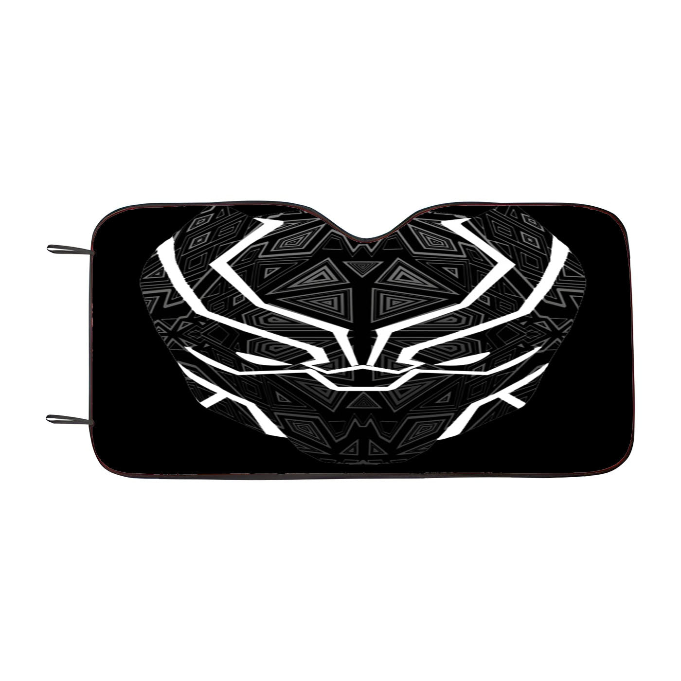 Black Panther Mask Car Windshield Sunshade