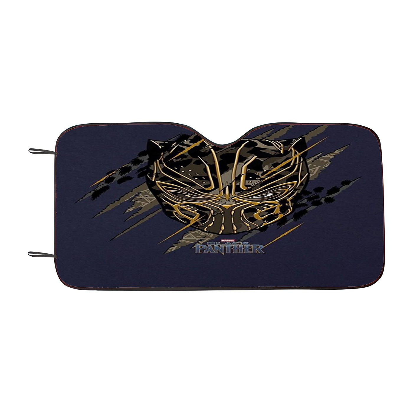 Black Panther Promo Art Car Windshield Sunshade