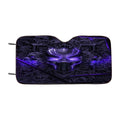 Black Panther Purple Mask Car Windshield Sunshade