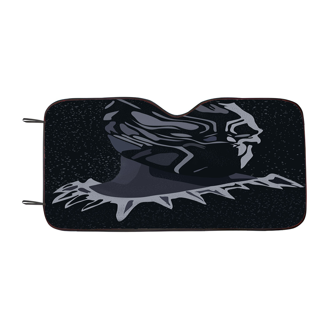 Black Panther Space Car Windshield Sunshade