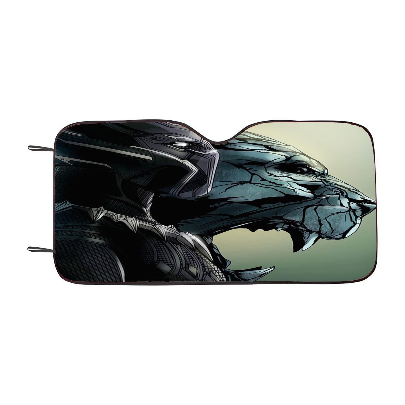 Black Panther Vector Car Windshield Sunshade