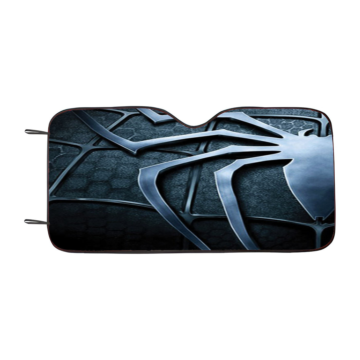 Black Spider Man Suit Car Windshield Sunshade