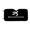 Black White Browning Deer Logo Car Windshield Sunshade