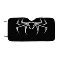 Black White Spiderman Logo Car Windshield Sunshade