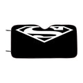 Black White Superman Logo Car Windshield Sunshade