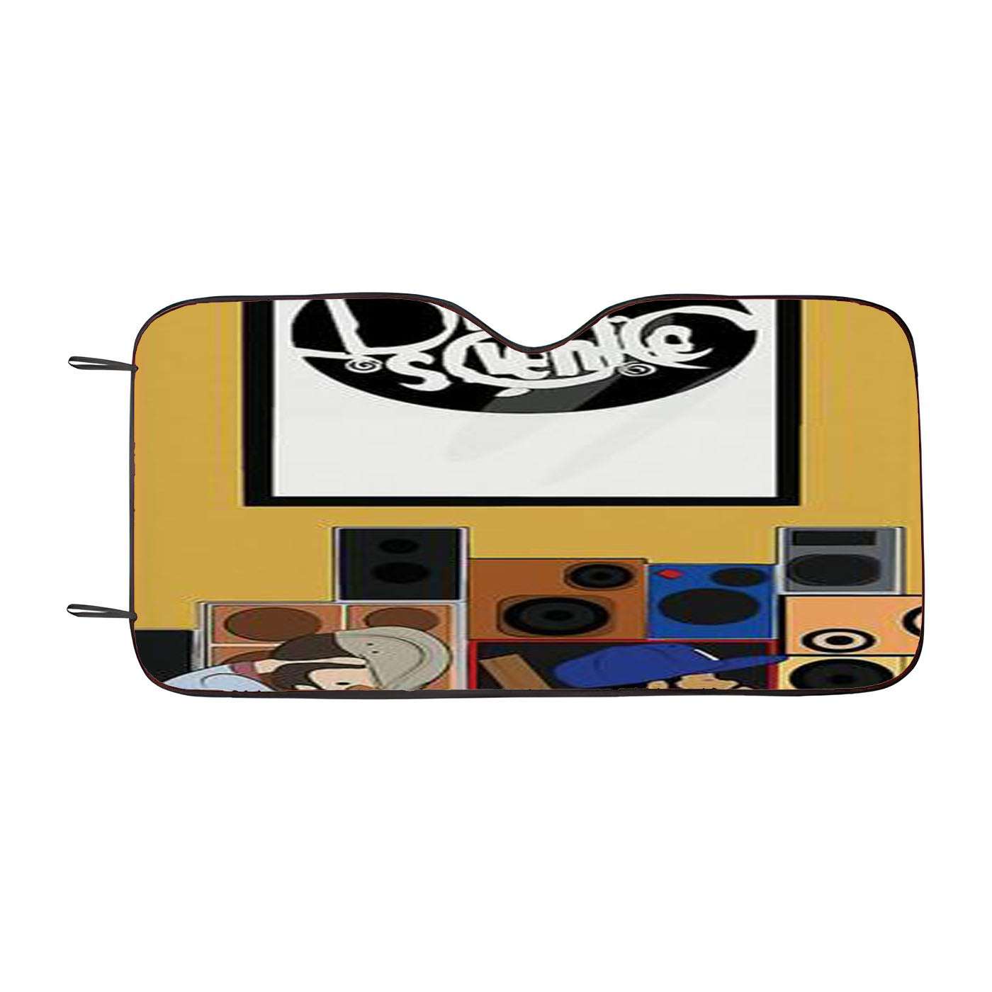 Blu %26 Exile Peanuts Car Windshield Sunshade