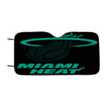 Blue Black Miami Heat Car Windshield Sunshade