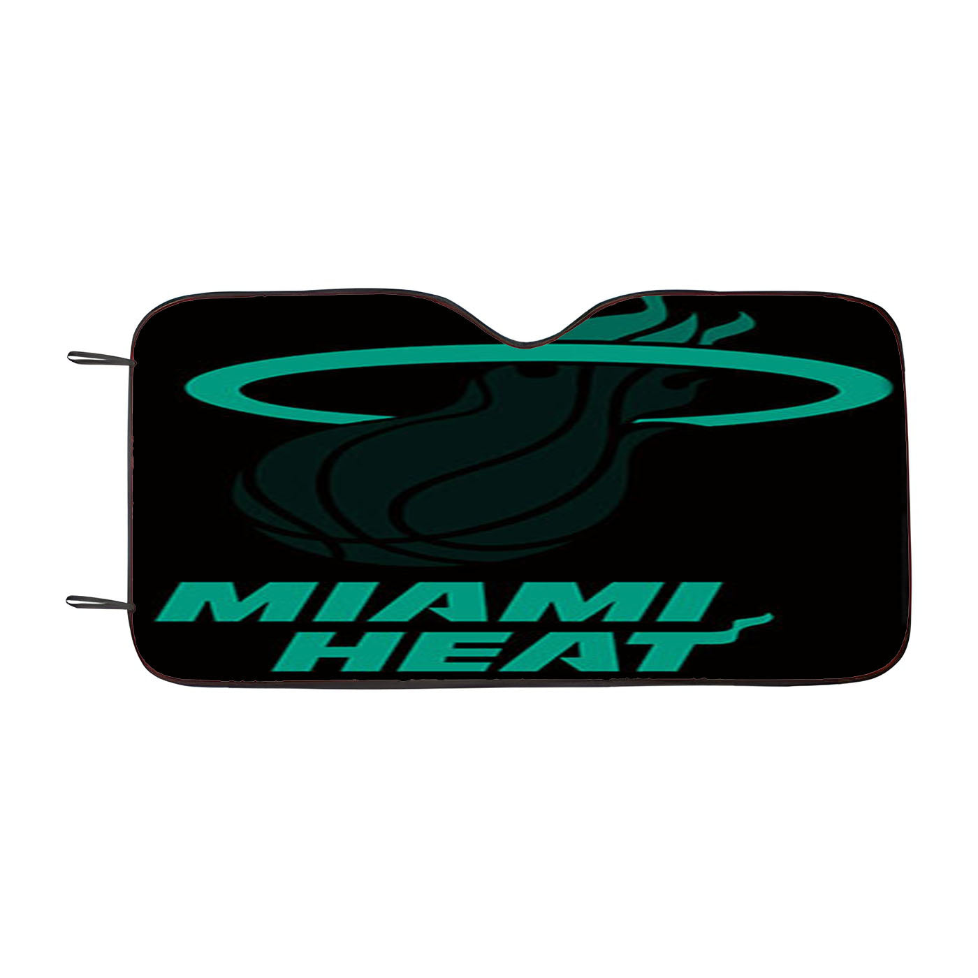 Blue Black Miami Heat Car Windshield Sunshade