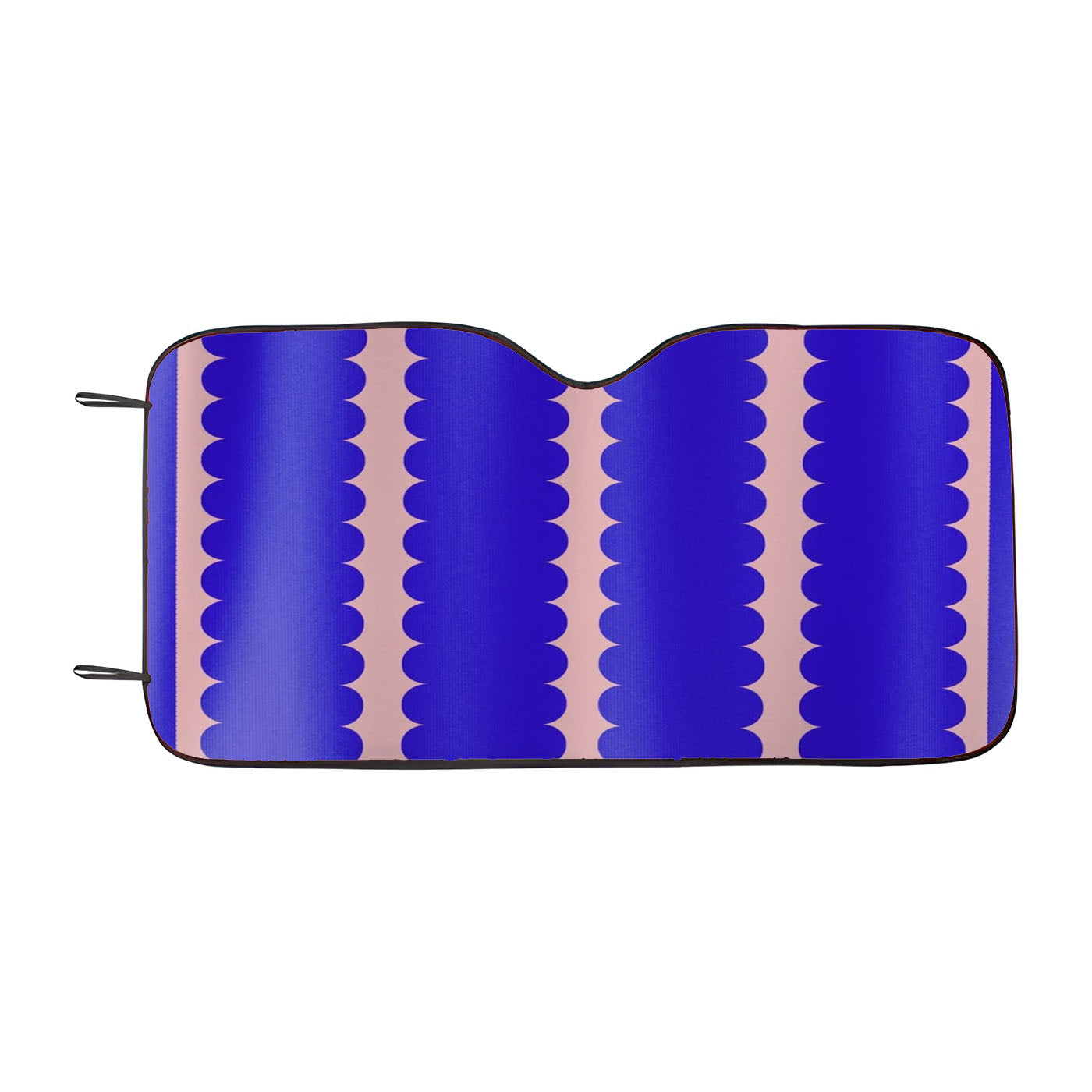 Blue Blush Cloud Patterns Car Windshield Sunshade