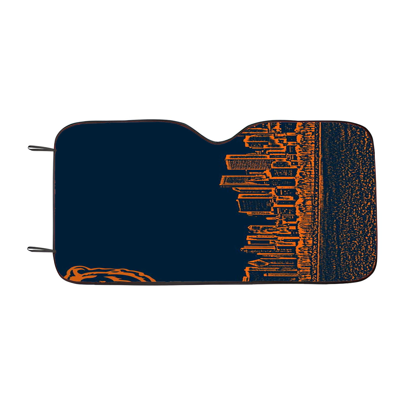 Blue Chicago Bear Car Windshield Sunshade