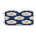 Blue Daisy Flower Car Windshield Sunshade