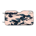 Blue Floral Wallpaper Car Windshield Sunshade