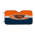 Blue Orange Chicago Bears Wallpaper Car Windshield Sunshade