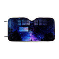 Bluetardis Tenth Doctor Dr Who In Space Car Windshield Sunshade