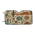 Bohemian Desert Car Windshield Sunshade