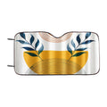 Boho Mid Century Car Windshield Sunshade