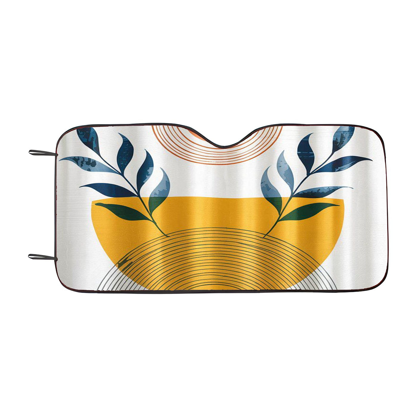 Boho Mid Century Car Windshield Sunshade