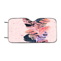 Boho Watercolor Car Windshield Sunshade