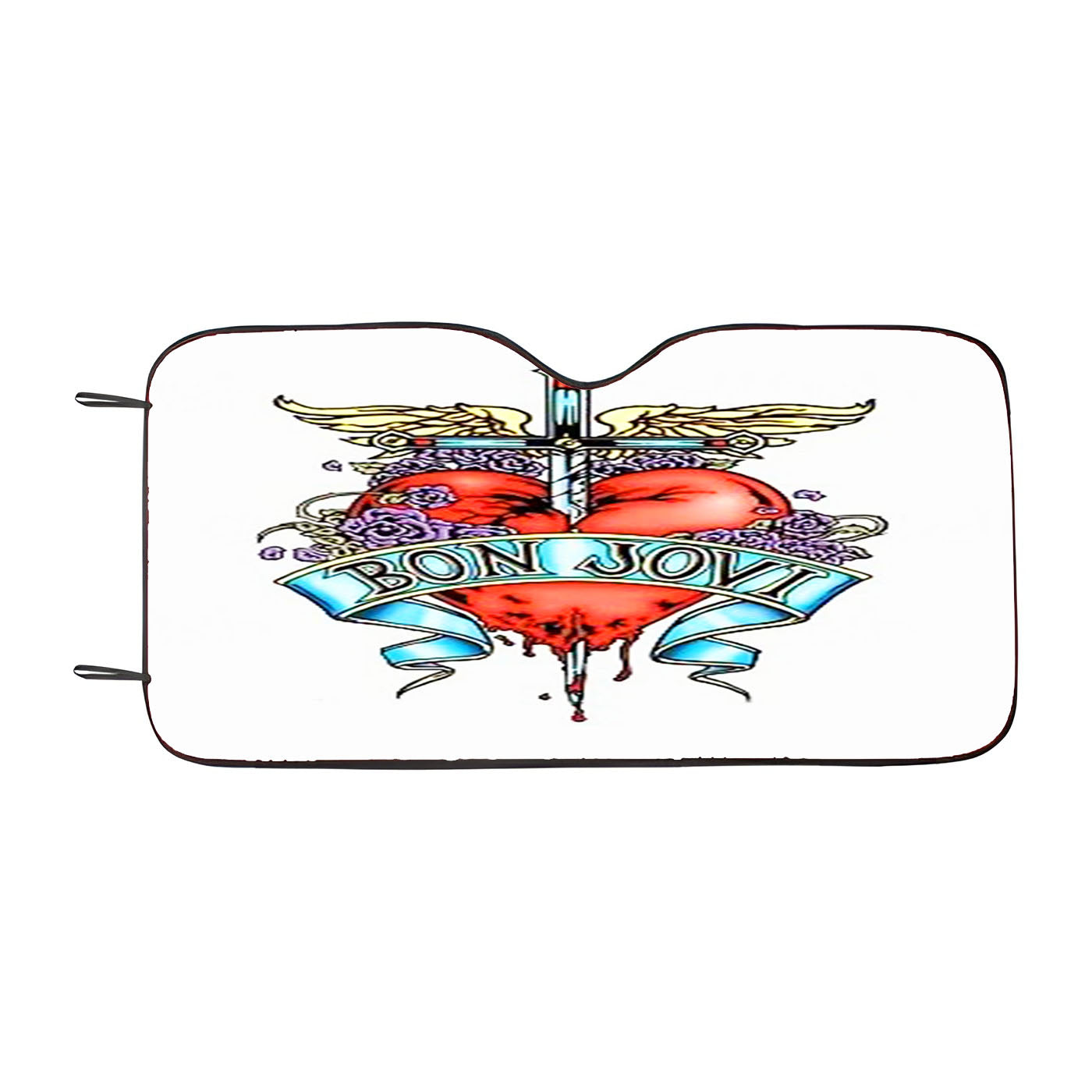 Bon Jovi Logo Car Windshield Sunshade