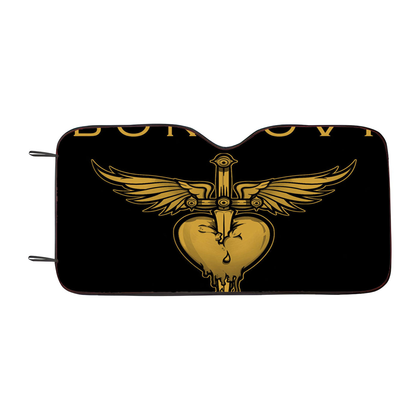Bon Jovi Logo 2 Car Windshield Sunshade