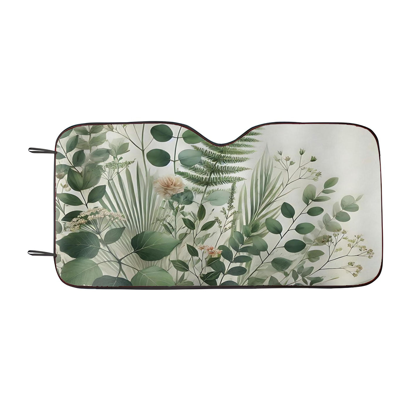 Botanical Fern Car Windshield Sunshade