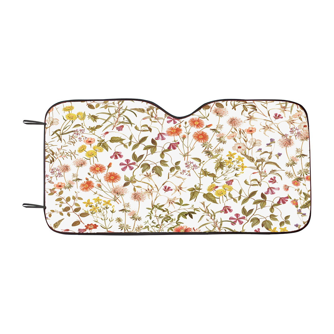 Botanical Mess Pattern Car Windshield Sunshade