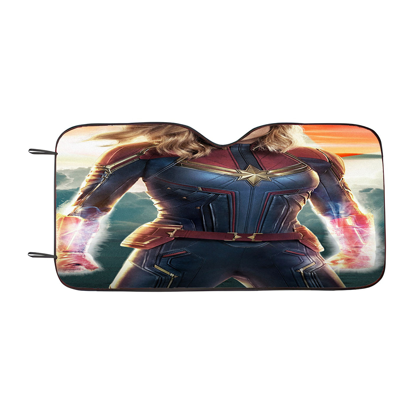 Brie Larson Captain Marvel Car Windshield Sunshade