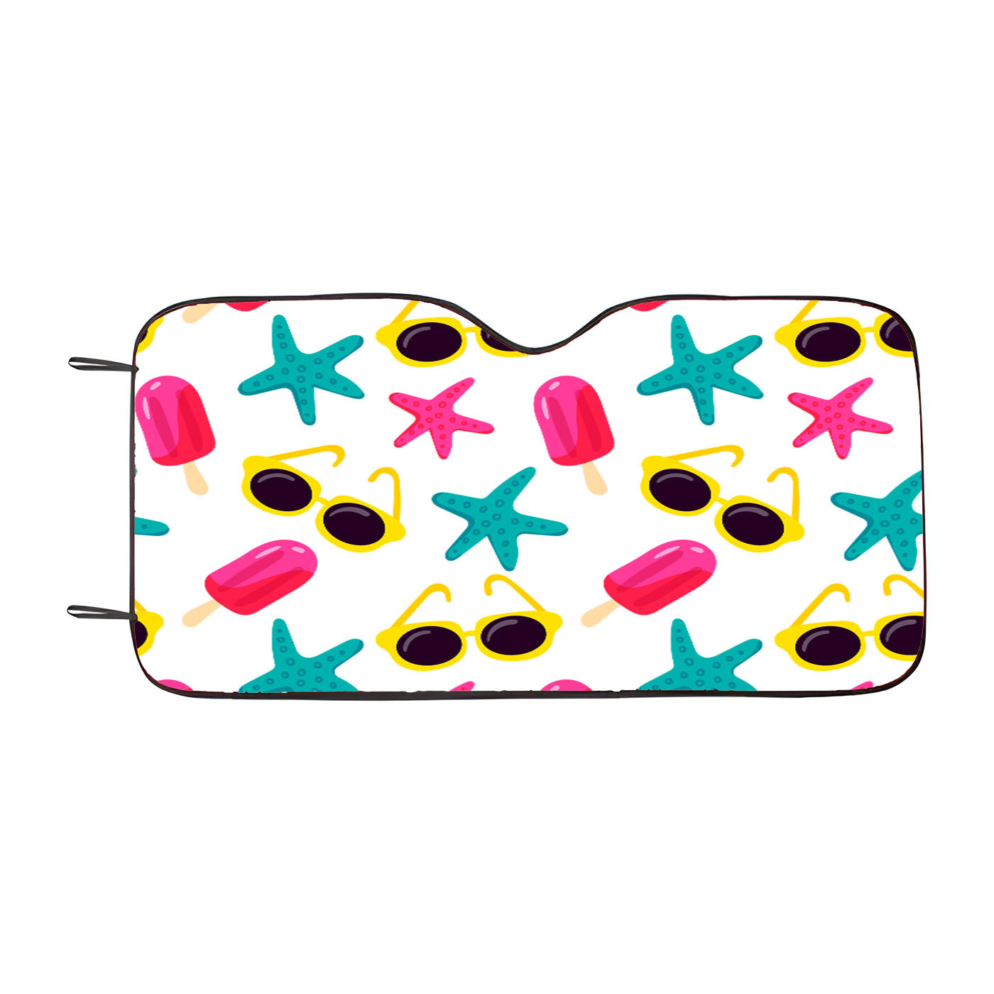 Bright Summer Patterns 04 Car Windshield Sunshade