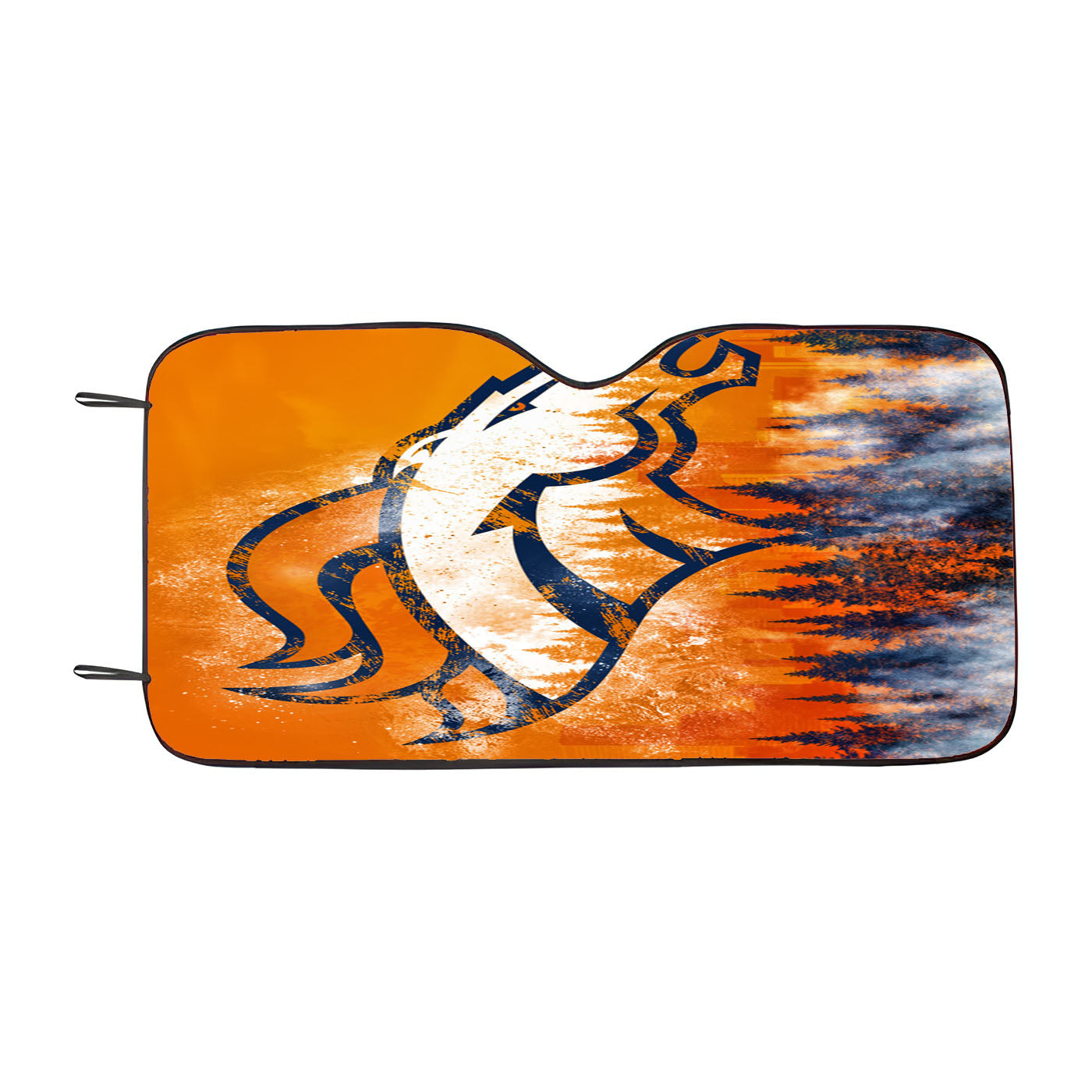 Broncos Denver Christmas Wallpaper Car Windshield Sunshade