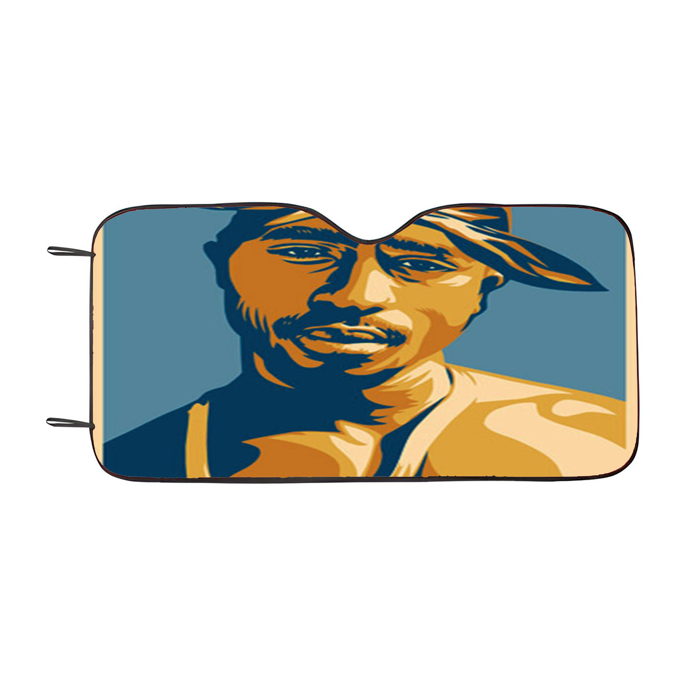 Brown Obey Car Windshield Sunshade