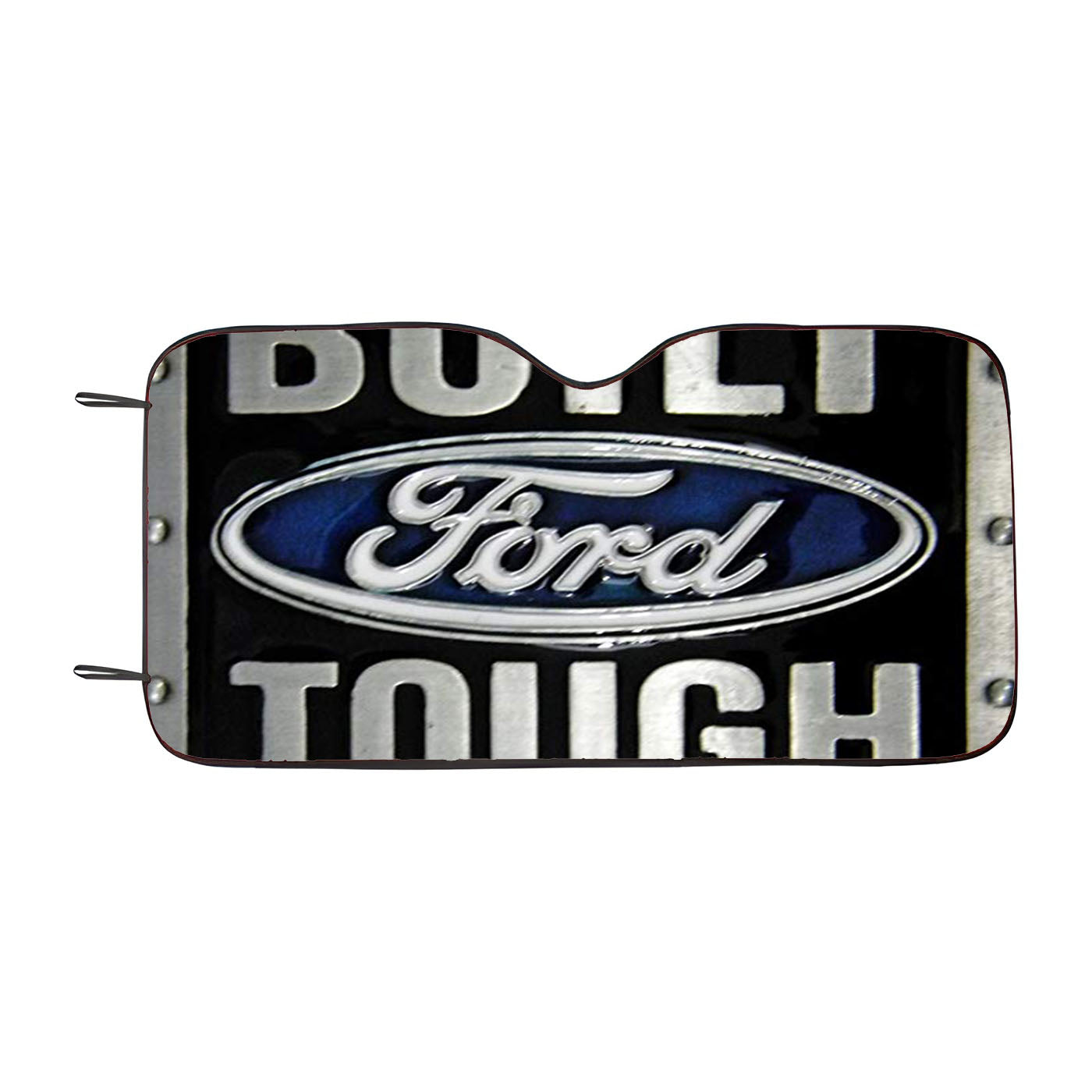 Built Ford Tough Diesel Car Windshield Sunshade