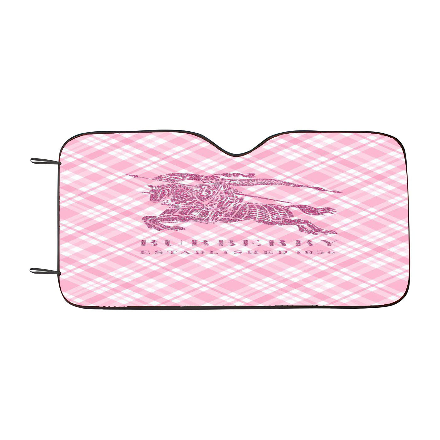 Burberry Pink Car Windshield Sunshade