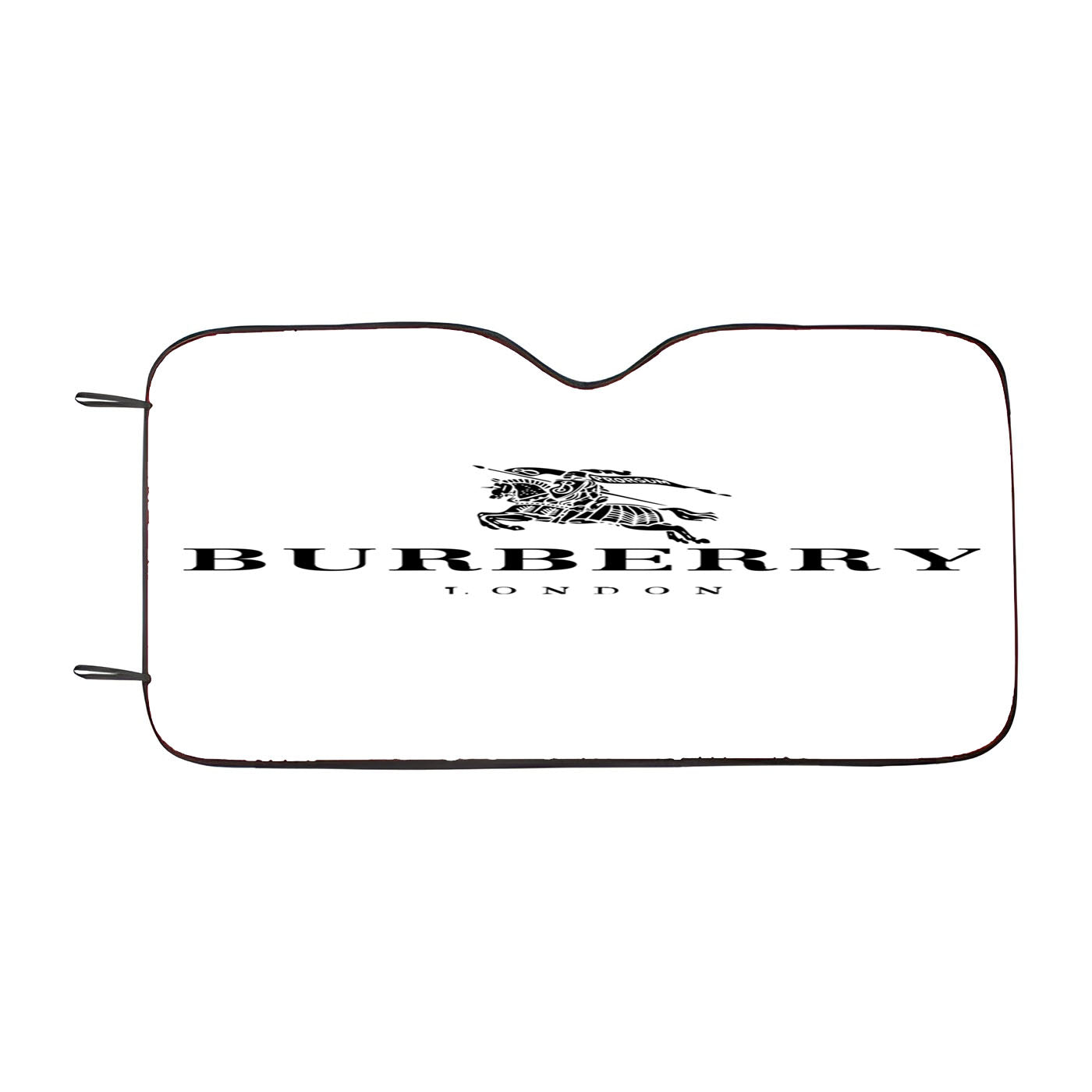 Burberry White Car Windshield Sunshade