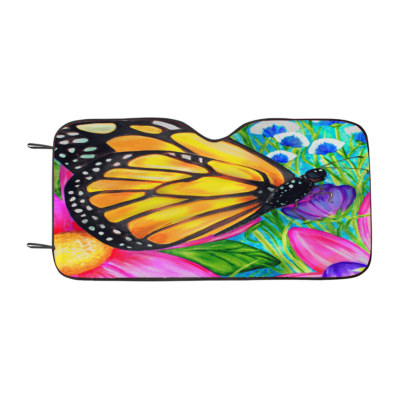 Butterfly Blooms Car Windshield Sunshade