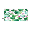 Cactus Pattern Art Car Windshield Sunshade