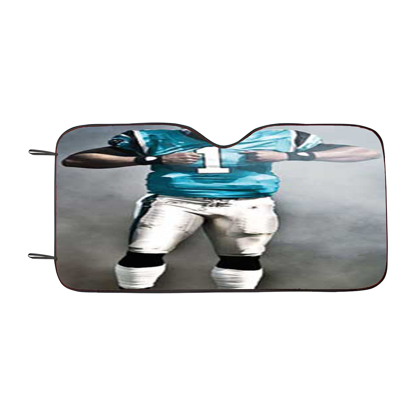 Cam Newton Smoke Ripping Open Car Windshield Sunshade