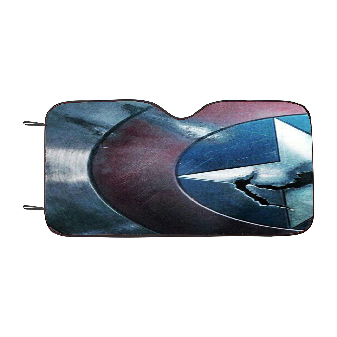 Captain America Armour Heroes Car Windshield Sunshade
