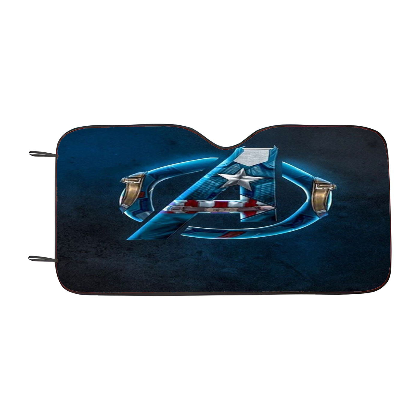 Captain America Avengers Emblem Car Windshield Sunshade
