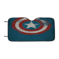 Captain America Blue Car Windshield Sunshade