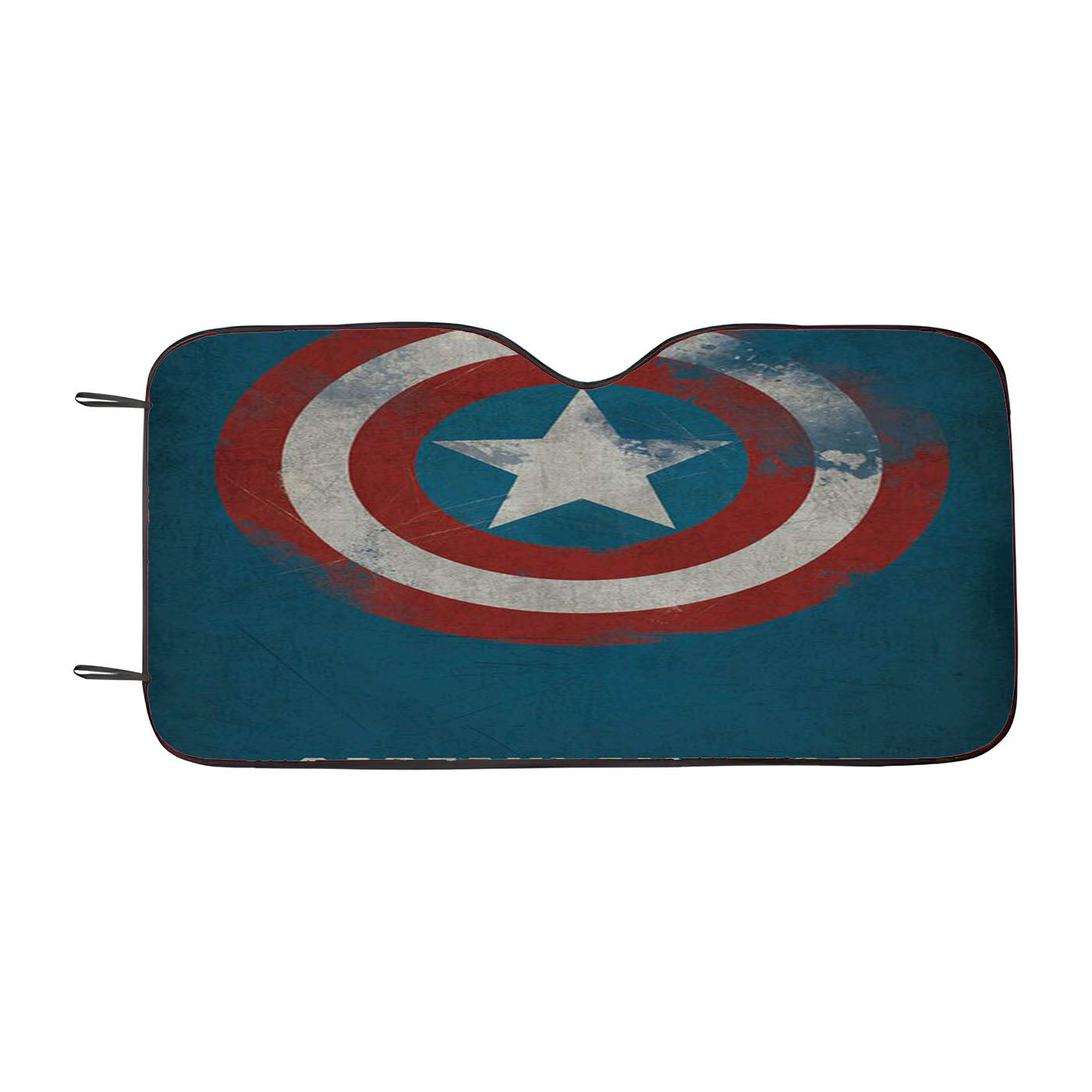 Captain America Blue Car Windshield Sunshade