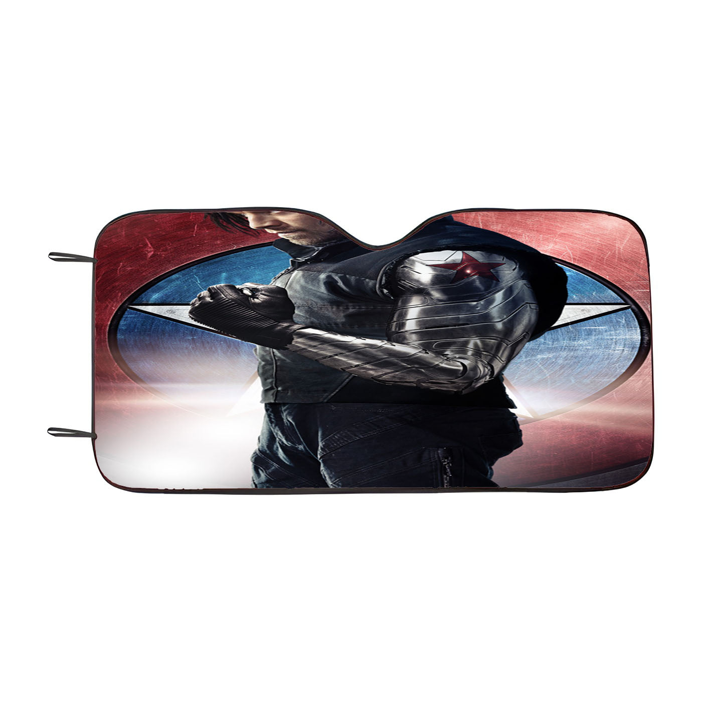 Captain America Bucky Car Windshield Sunshade