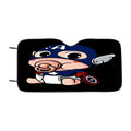 Captain America Caricature Baby Car Windshield Sunshade