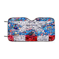 Captain America Collage Car Windshield Sunshade